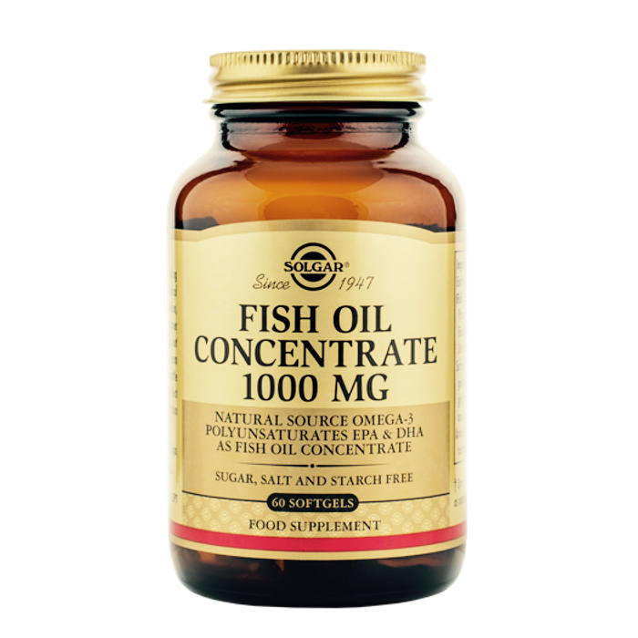 Kalaõli kontsentraat 1000 mg Solgar 60 kapslit