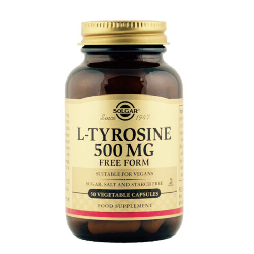L-Tyrosine Solgar 500 mg 50 kapslit