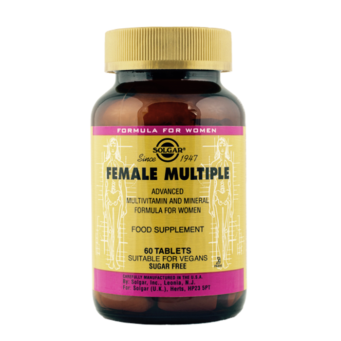 Multivitamiin naistele Female Multiple Solgar 60 tabl