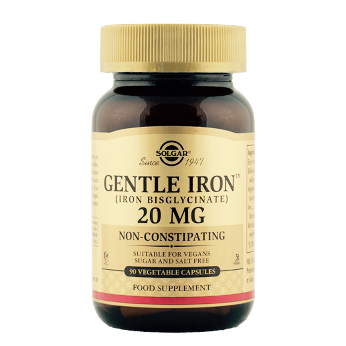 Rauatabletid 20 mg Gentle Iron Solgar 90 kapslit